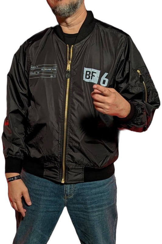 Battlefield 6 Black Bomber Jacket