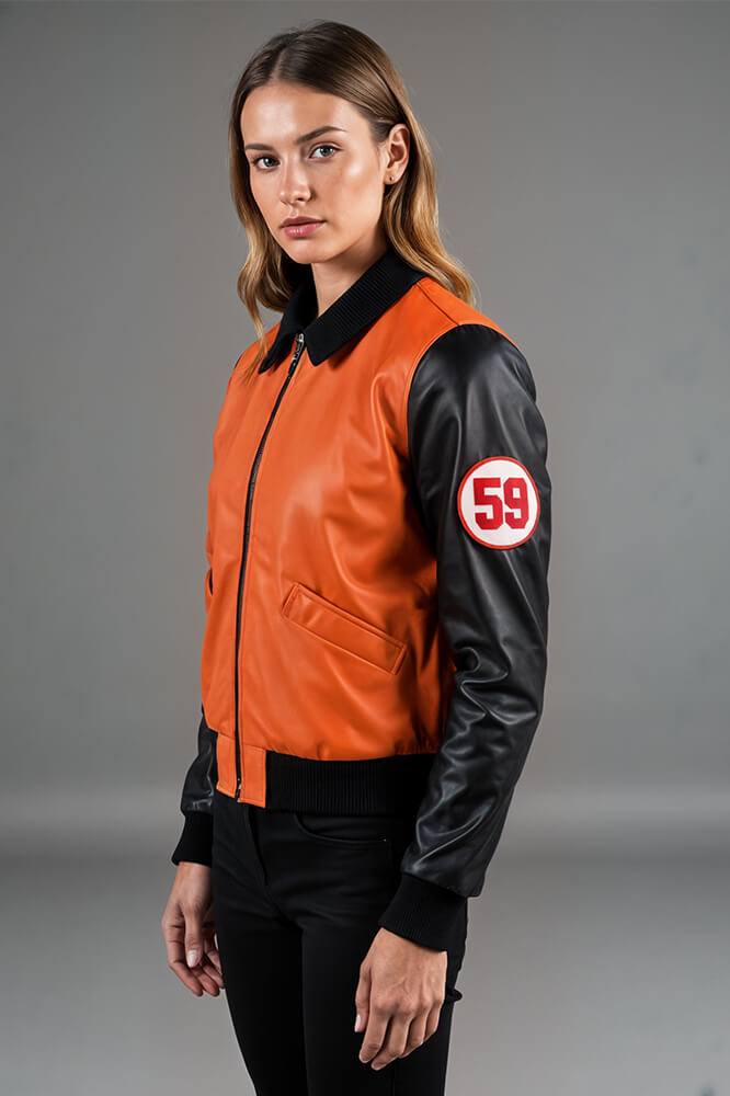 DBZ Goku 59 Cosplay Bomber Leather Jacket