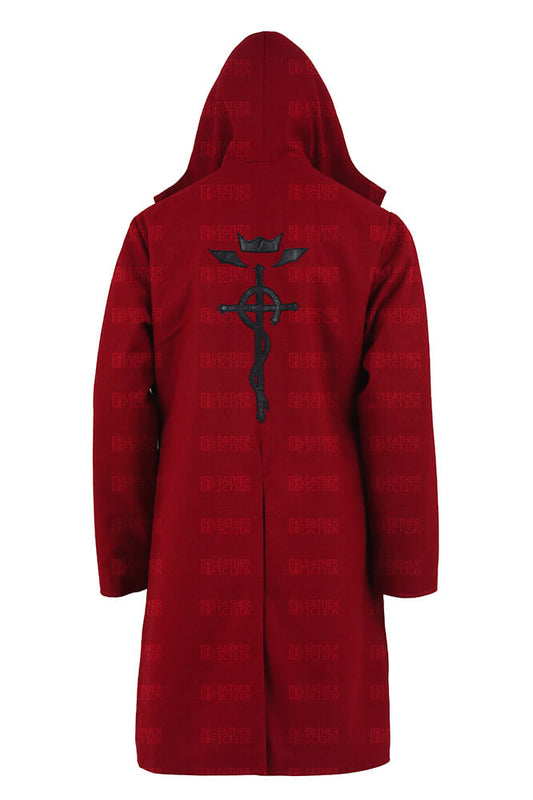Edward Elric Red Cosplay Coat
