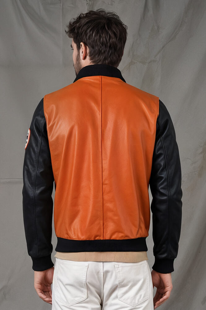 Goku 59 Dragon Ball Z Bomber Leather Jacket
