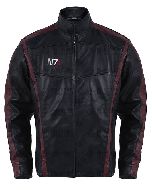 Mass Effect 3 Commander Shepard N7 Leather Jacket