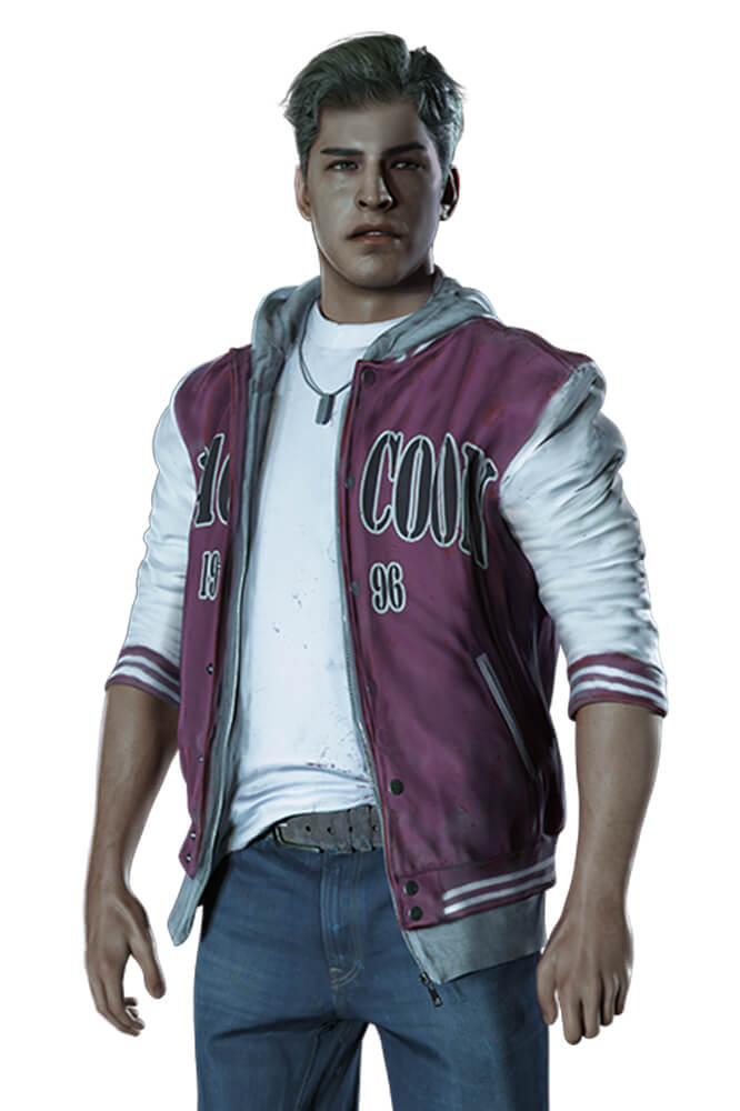 RE 2020 Samuel Jordan Raccoon Varsity Jacket