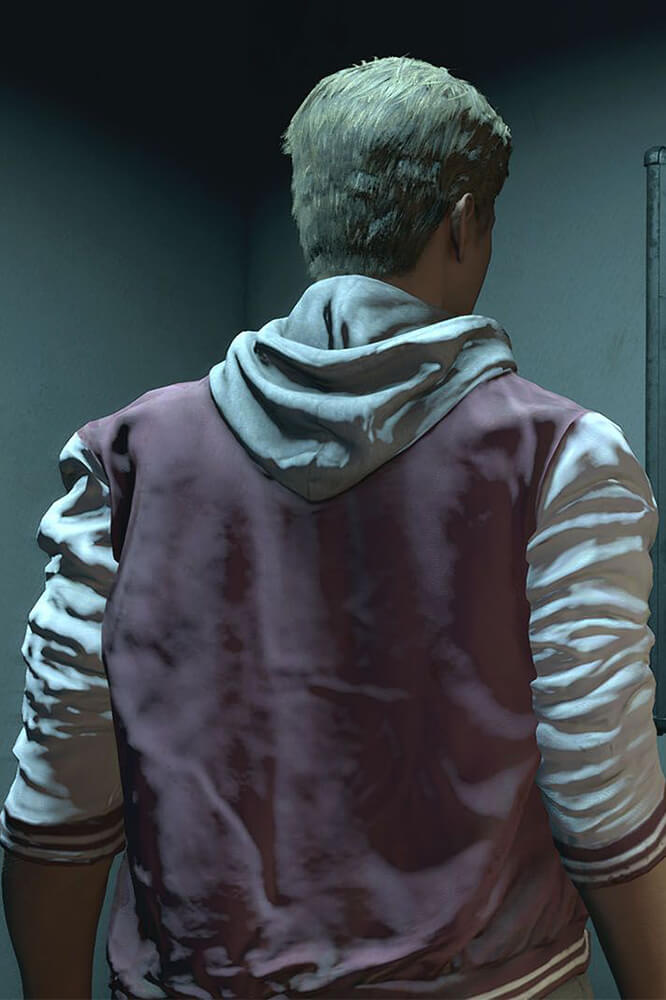 RE Samuel Jordan Raccoon Varsity Jacket