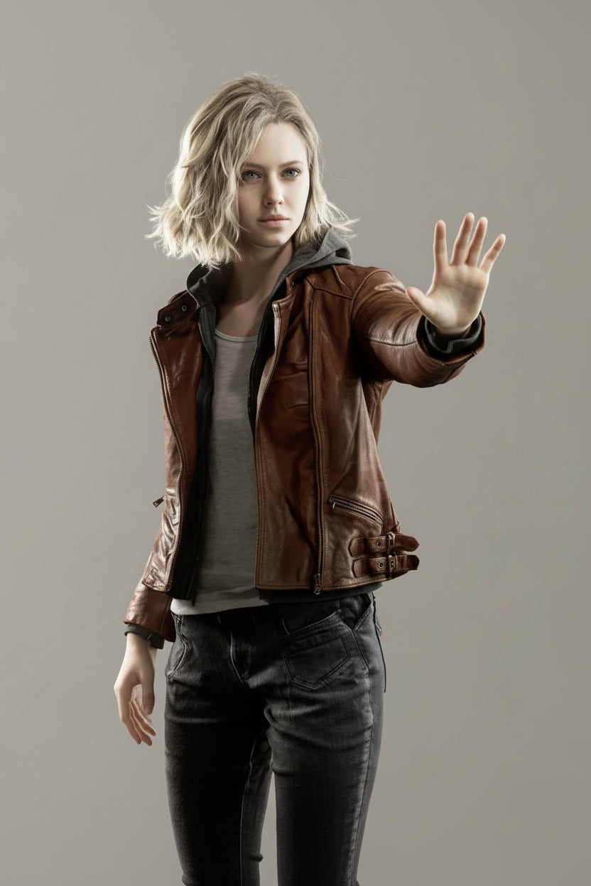 Resident Evil Requiem Grace Ashcroft Leather Jacket
