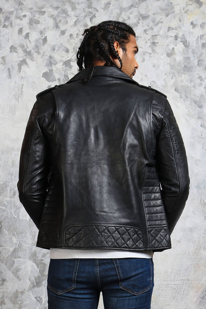 Mens Biker Jacket Boda Leather