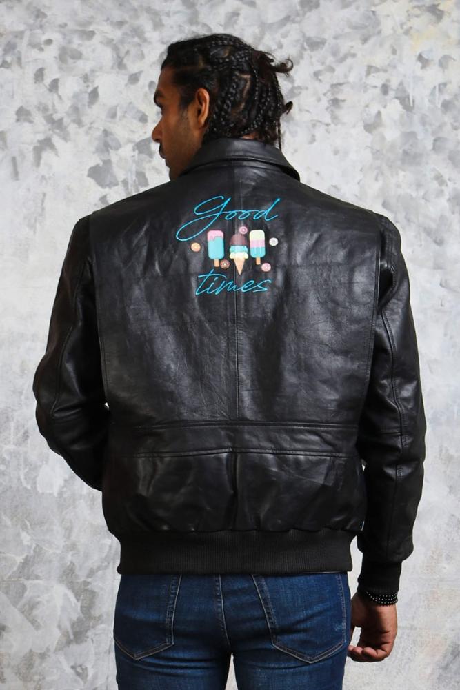 Mens Bomber Jacket Good Times