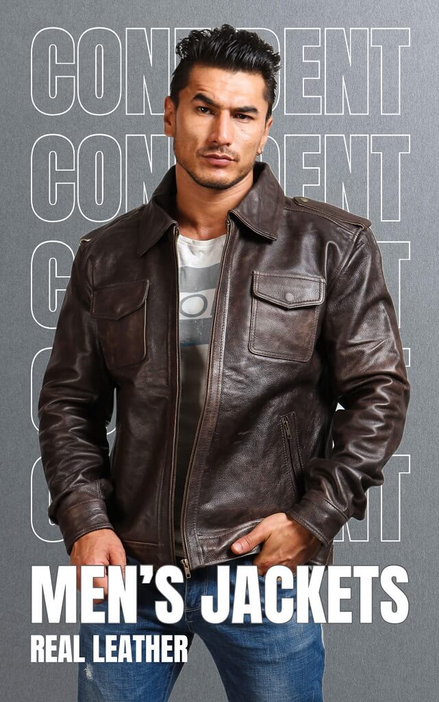Men's Genuine Leather Jackets and Coats