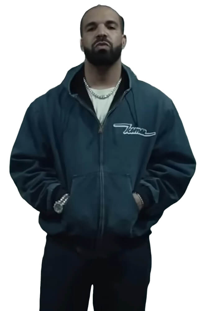 Drake What Did I Miss Iceman Hooded Bomber JacketDrake What Did I Miss Iceman Hooded Bomber Jacket