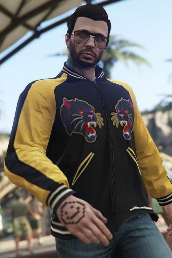 Grand Theft Auto V Cayo Perico Varsity Jacket