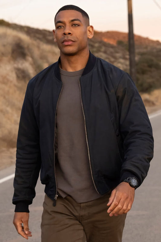 Lanterns John Stewart Black Bomber Jacket
