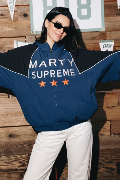 Marty Supreme Blue Jacket