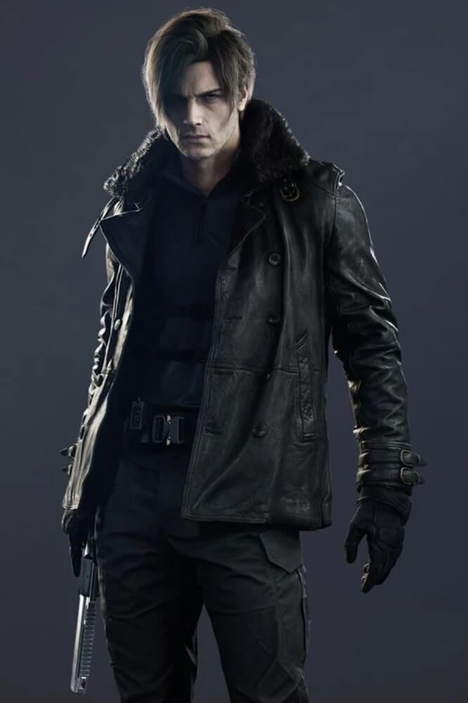 Resident Evil 9 Requiem Leon S Kennedy Black Leather Jacket