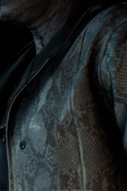 Resident Evil Requiem Victor Gideon Faux Leather Coat