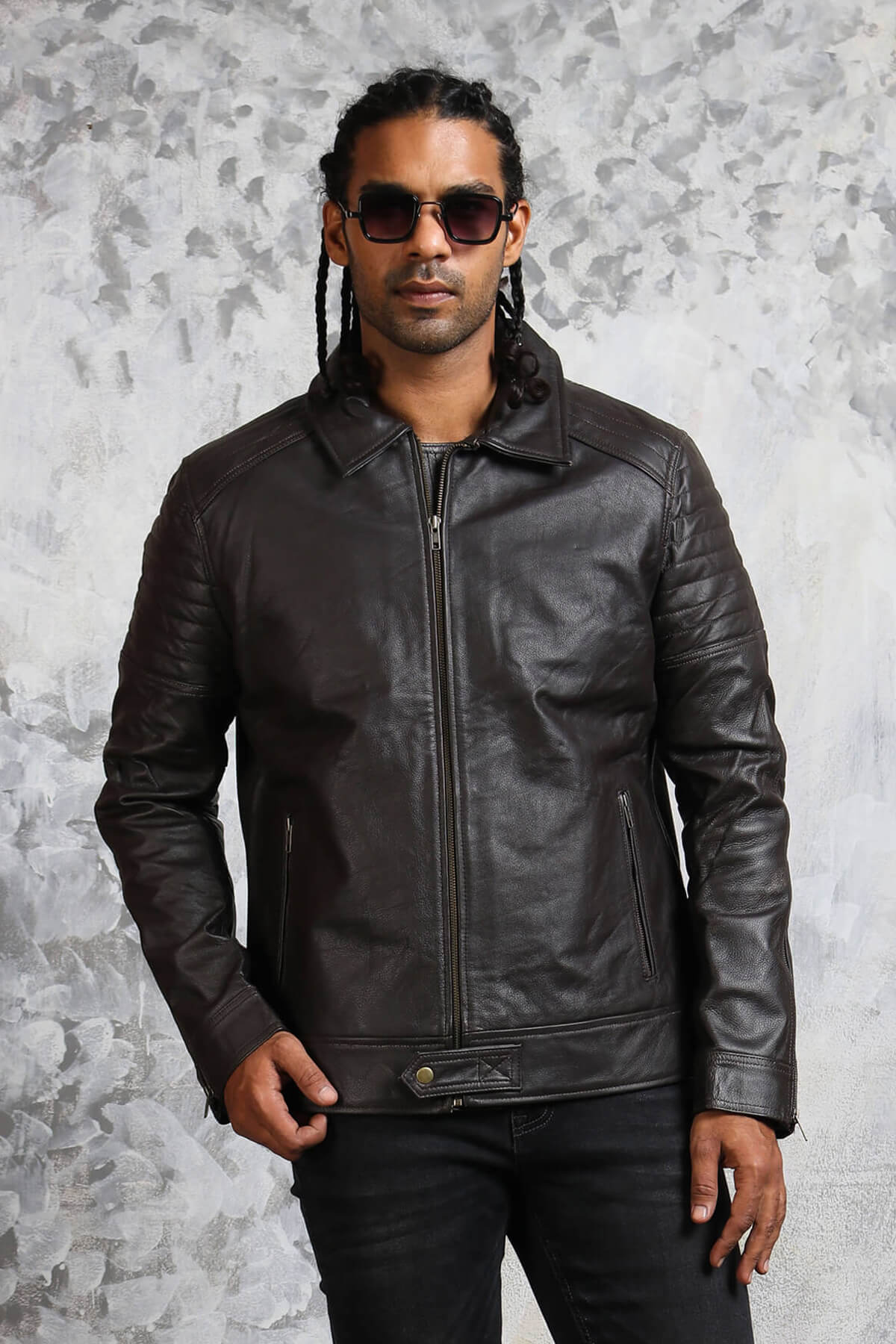 Black Leather Jackets for Men - Bomber Leather Jackets